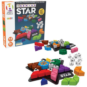 Genius Star board layout by The Happy Puzzle Company for star-shaped puzzles.