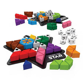 Genius Star solo-play setup designed for focused brain workouts.