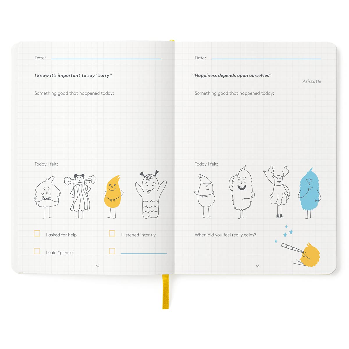 Child-approved testing image indicates happy kids engaging with the journal.