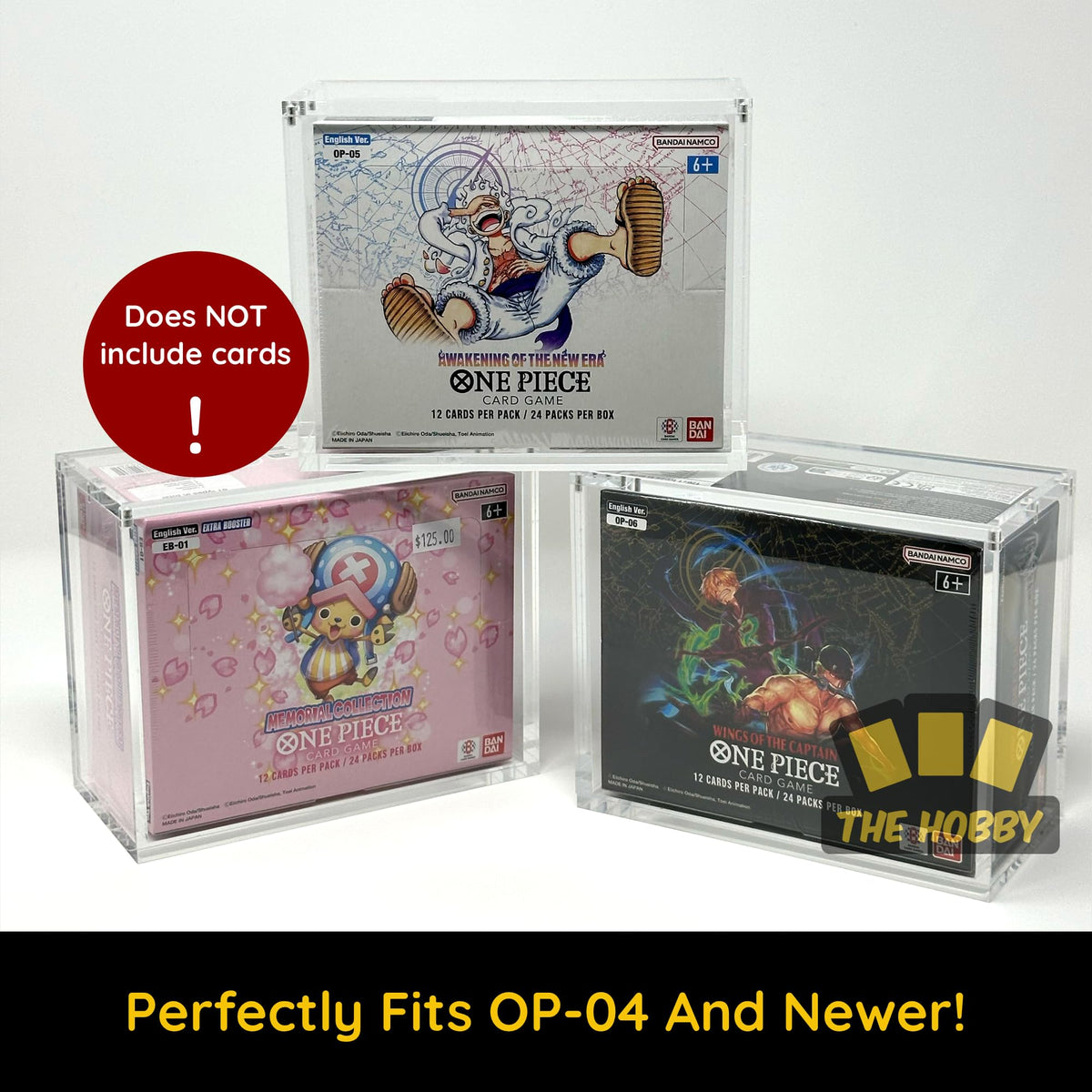 The Hobby Lair magnetic top loading system makes box changes quick and secure.