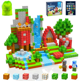 The Household Best THB magnetic blocks cubes pack for imaginative building and sturdy construction