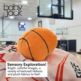 The Learning Lovey double-stitched-safety ensures durability for curious little hands