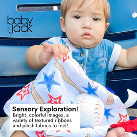 The Learning Lovey security plush provides a safe, comforting cuddle