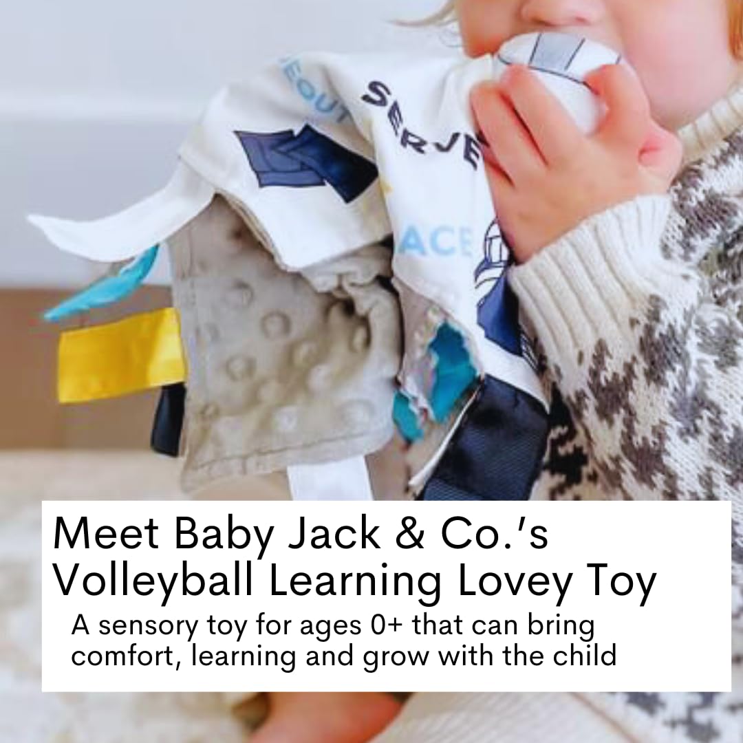 The Learning Lovey tag toy stroller clip keeps baby toys within reach during outings