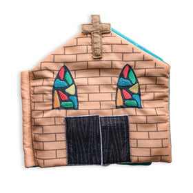 The Little Rose Shop Catholic Mass Quiet Book cover - kid-friendly design for engaging church moments.