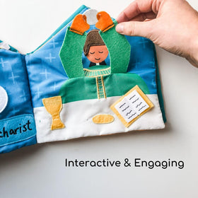 The Little Rose Shop durable stitching ensures long-lasting quiet book use.