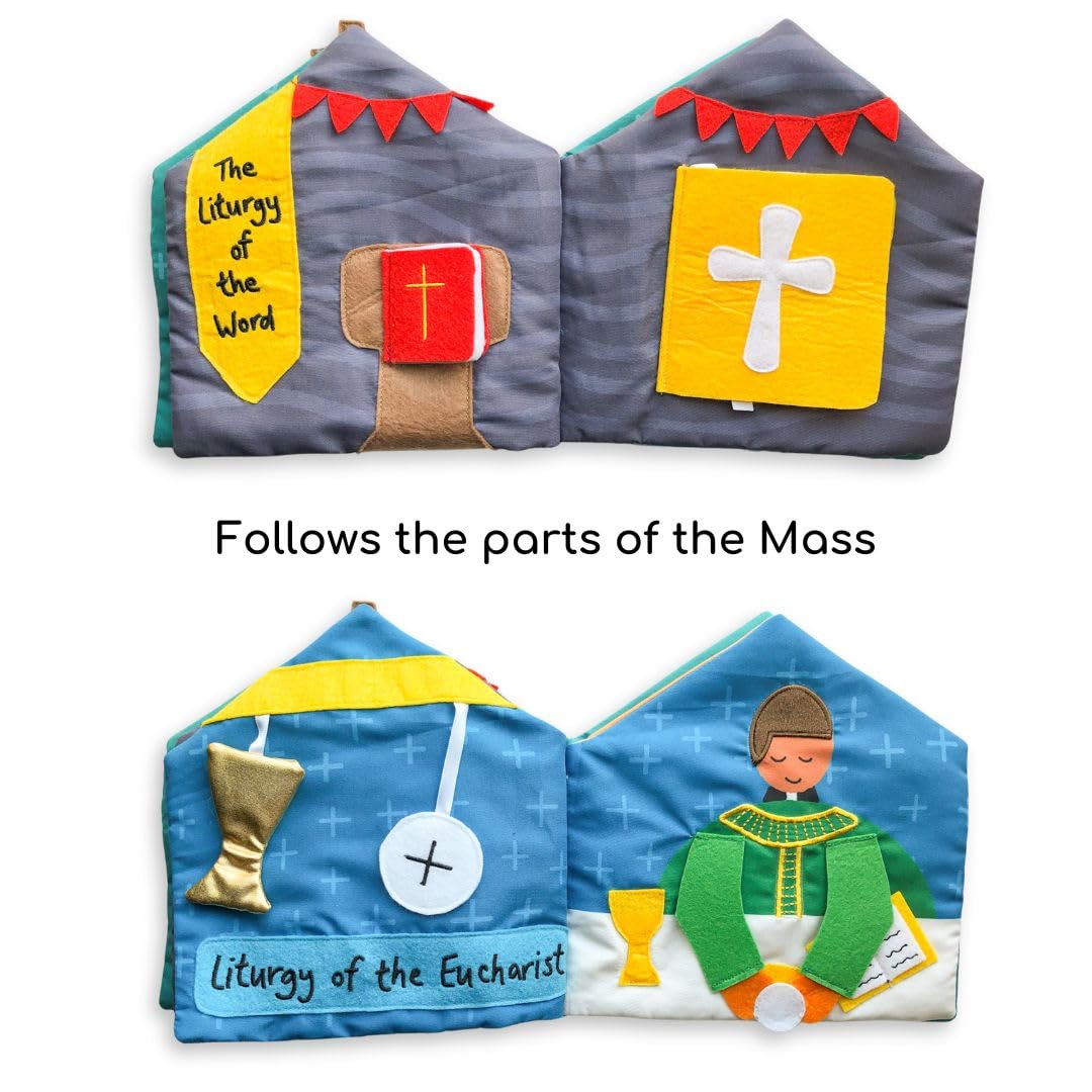 The Little Rose Shop compact travel quiet book fits car rides and church visits.
