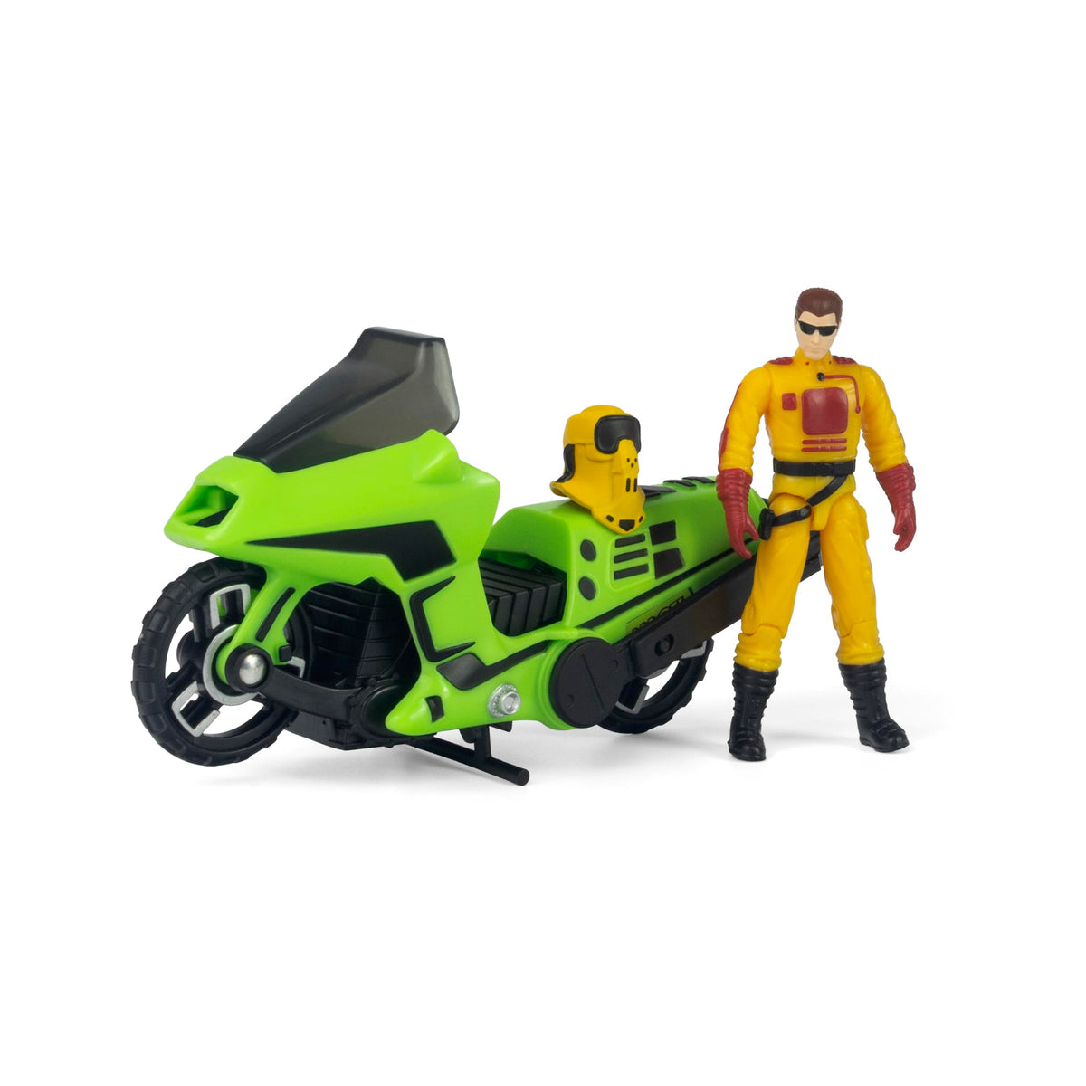 The Loyal Subjects M.A.S.K. Condor bike mode with Brad Turner detail, ideal for display.