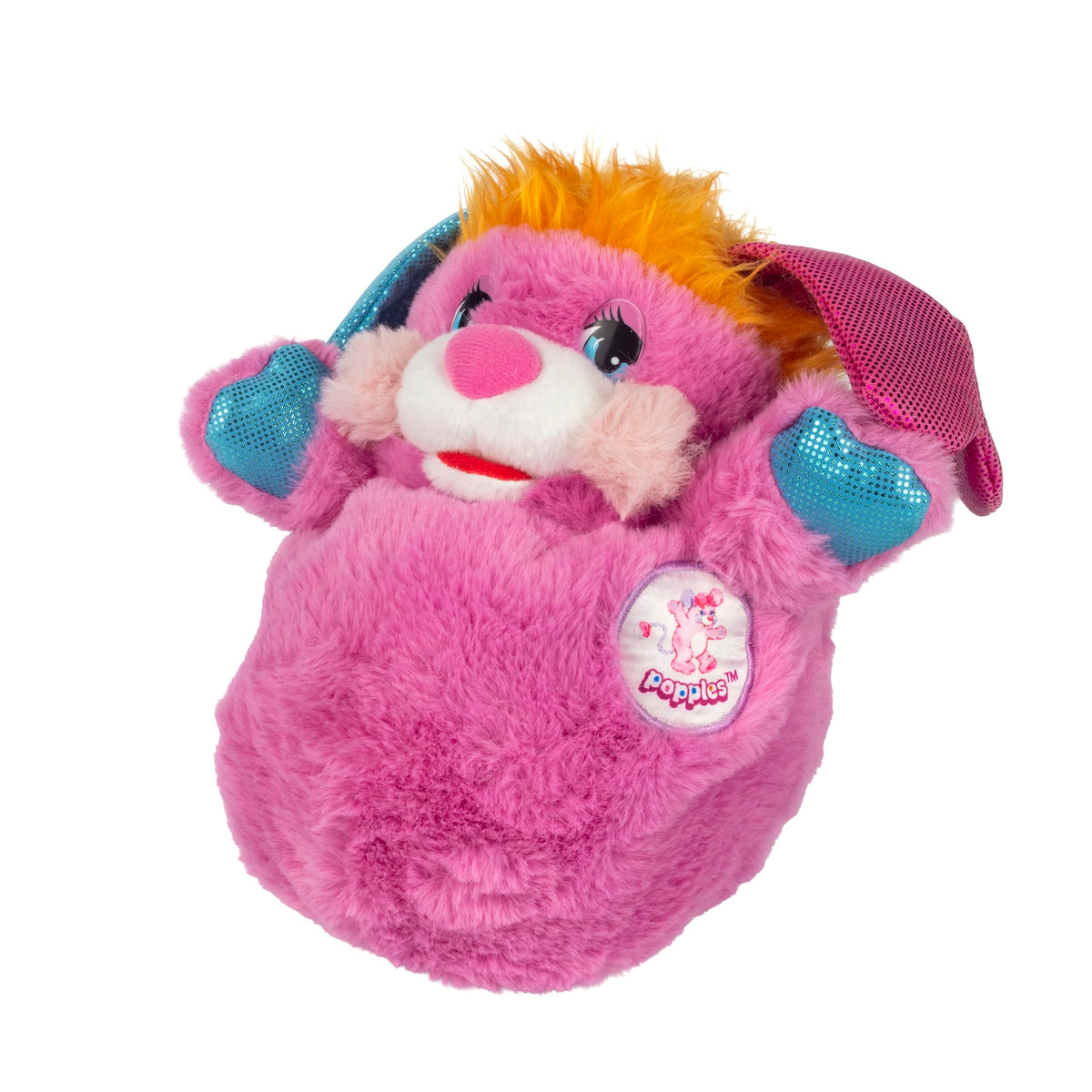 Close-up of The Loyal Subjects POPPLES Pancake ears and heart feet for display appeal.