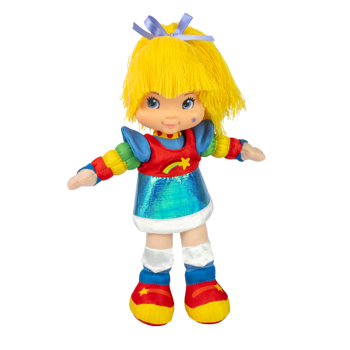 The Loyal Subjects Rainbow Brite doll front view, classic design and vibrant clothing for imaginative play.