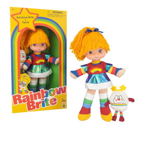 Detachable Twink plush with Rainbow Brite doll for cuddling and adventures