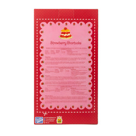 Strawberry Shortcake 14-inch doll face details with embroidered features for imaginative play.