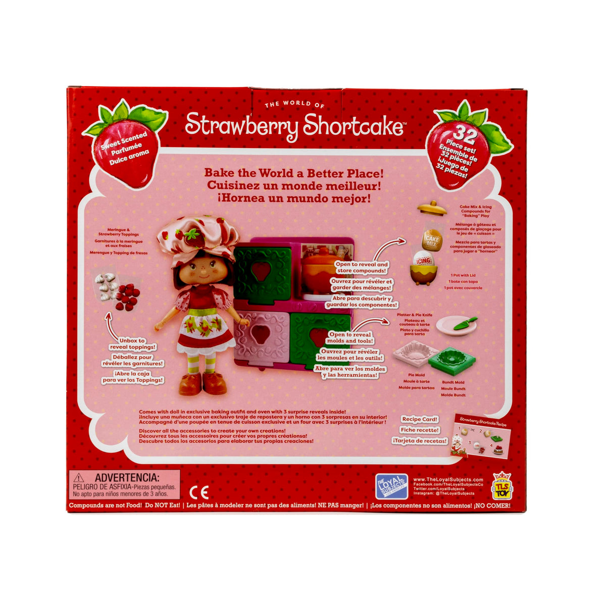 The Loyal Subjects Strawberry Shortcake fashion doll adds scented hair to imaginative play