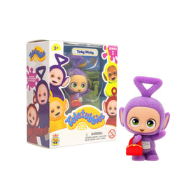 The Loyal Subjects Teletubbies CheeBee Cuties Noo-Noo figure, playful cleaning-themed addition.