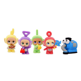 The Loyal Subjects Teletubbies CheeBee Cuties Tinky Winky figure, cute desk companion and display piece.
