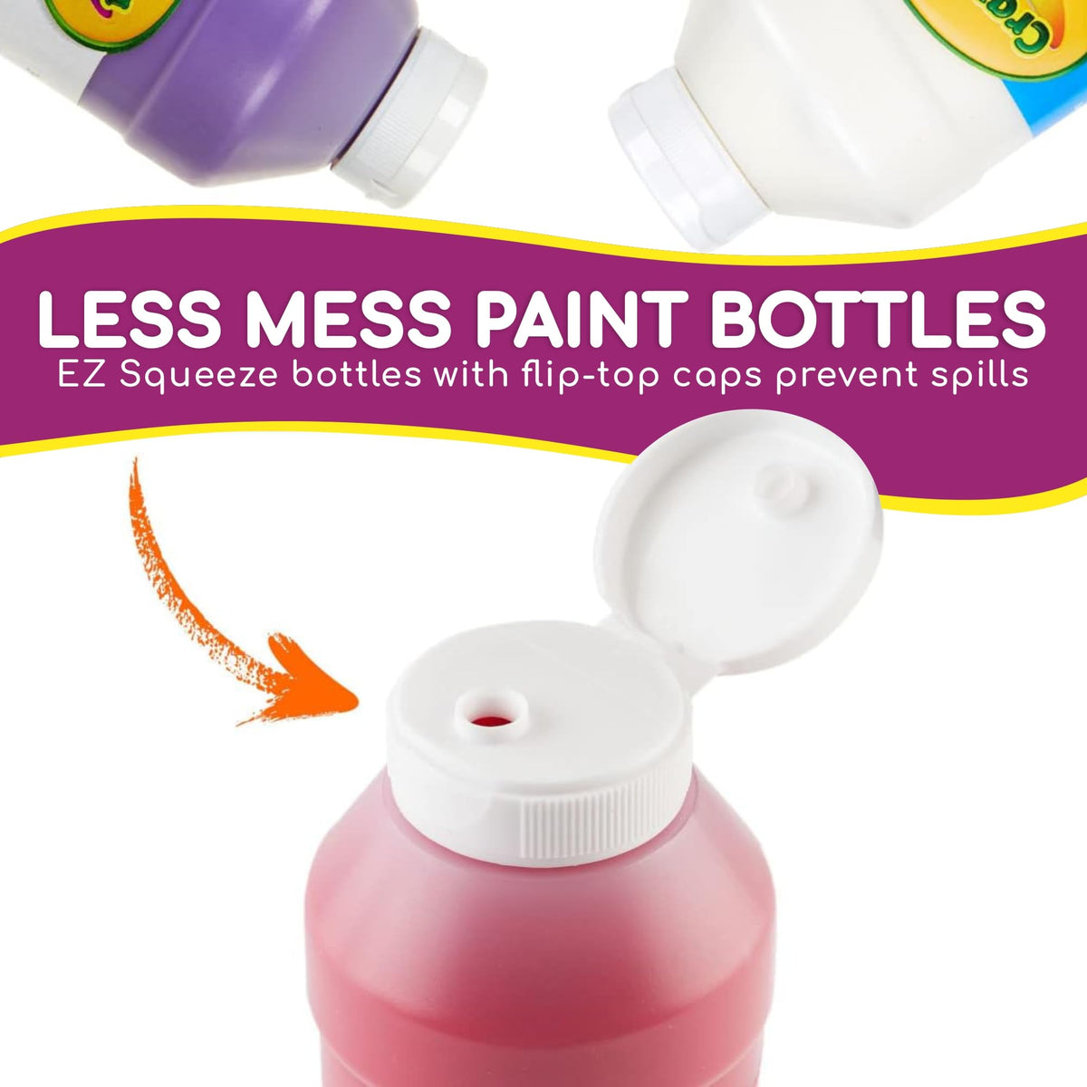The Mega Deals child painting on paper showcases bright colors