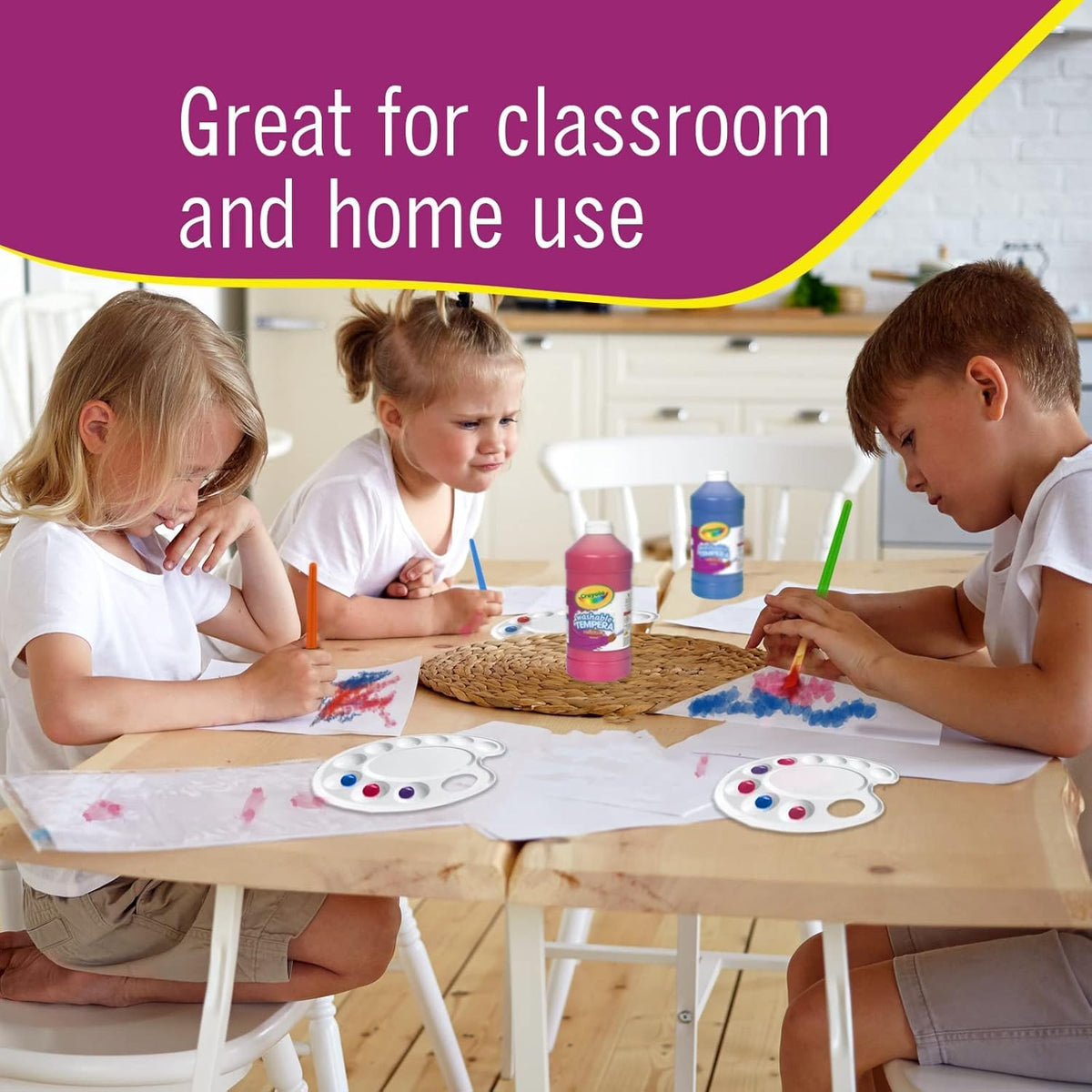 The Mega Deals classroom art set organized for group activities