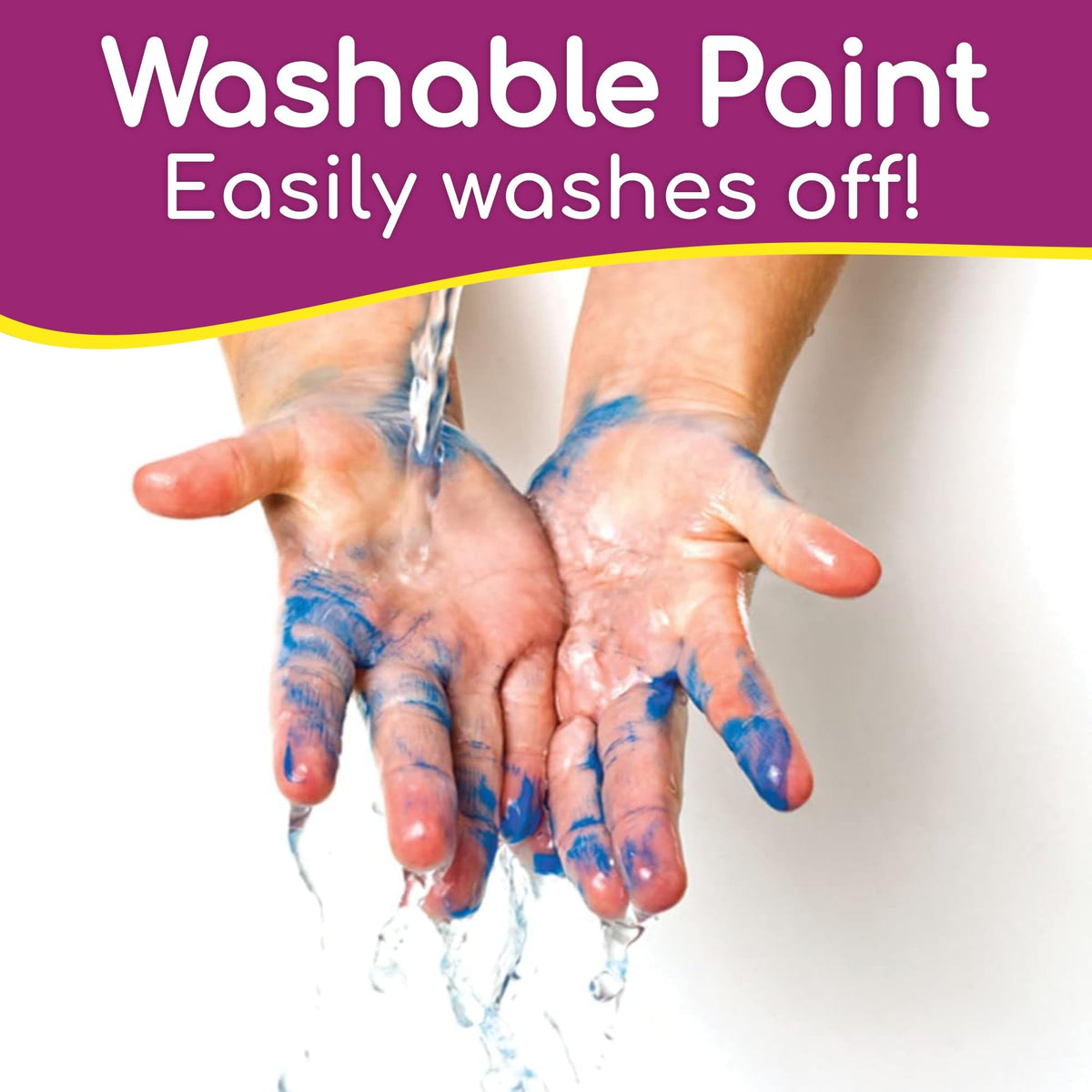 The Mega Deals ergonomic brush handles promote easy grip for little hands