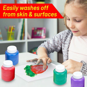The Mega Deals spill-proof cups reduce spills during art time