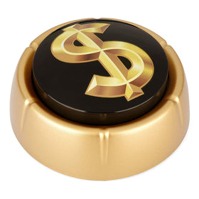 The Monocle Breakers cash-register-button closeup, ideal for celebrating sales and team wins.