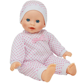 The New York Doll Collection Caucasian newborn doll for gentle care play.