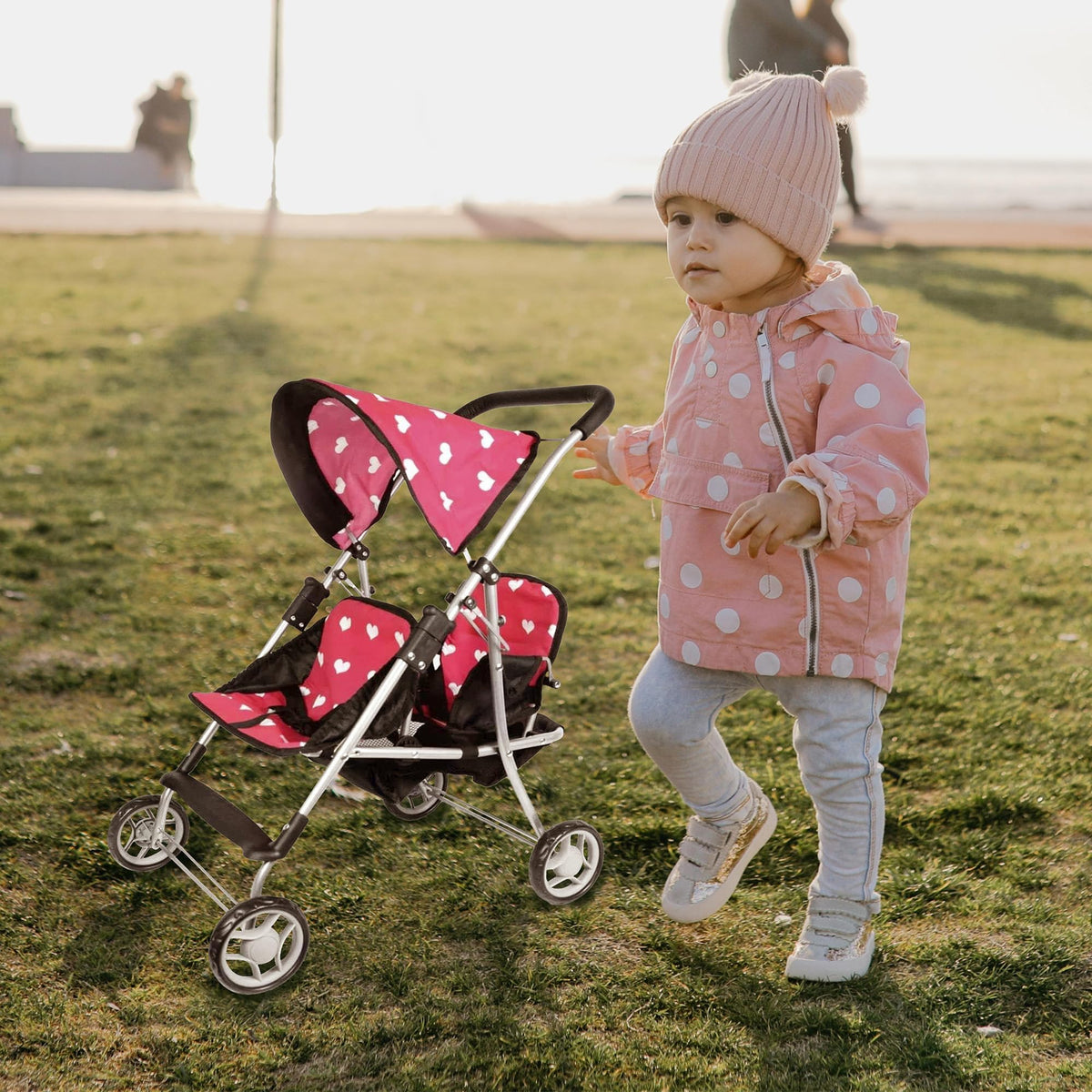 The New York Doll Collection dimensions are 13x25x20 inches for small spaces.