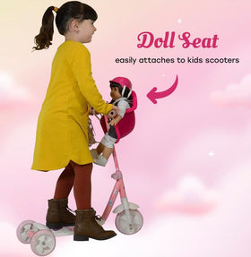 The New York Doll Collection doll helmet protects tiny riders during imaginative adventures.