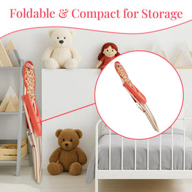 The New York Doll Collection built-in tray, buttons, and plush padding for comfortable seating