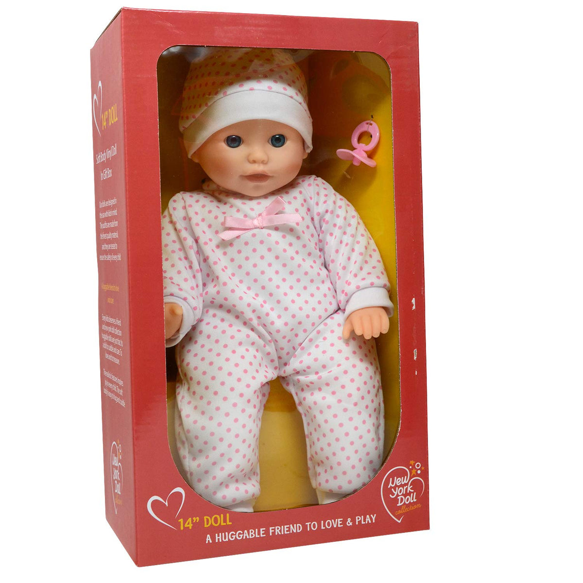 The New York Doll Collection easy-to-hold 14-inch doll for small hands.