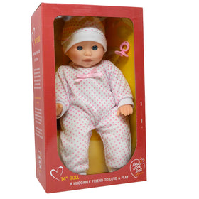 The New York Doll Collection easy-to-hold 14-inch doll for small hands.