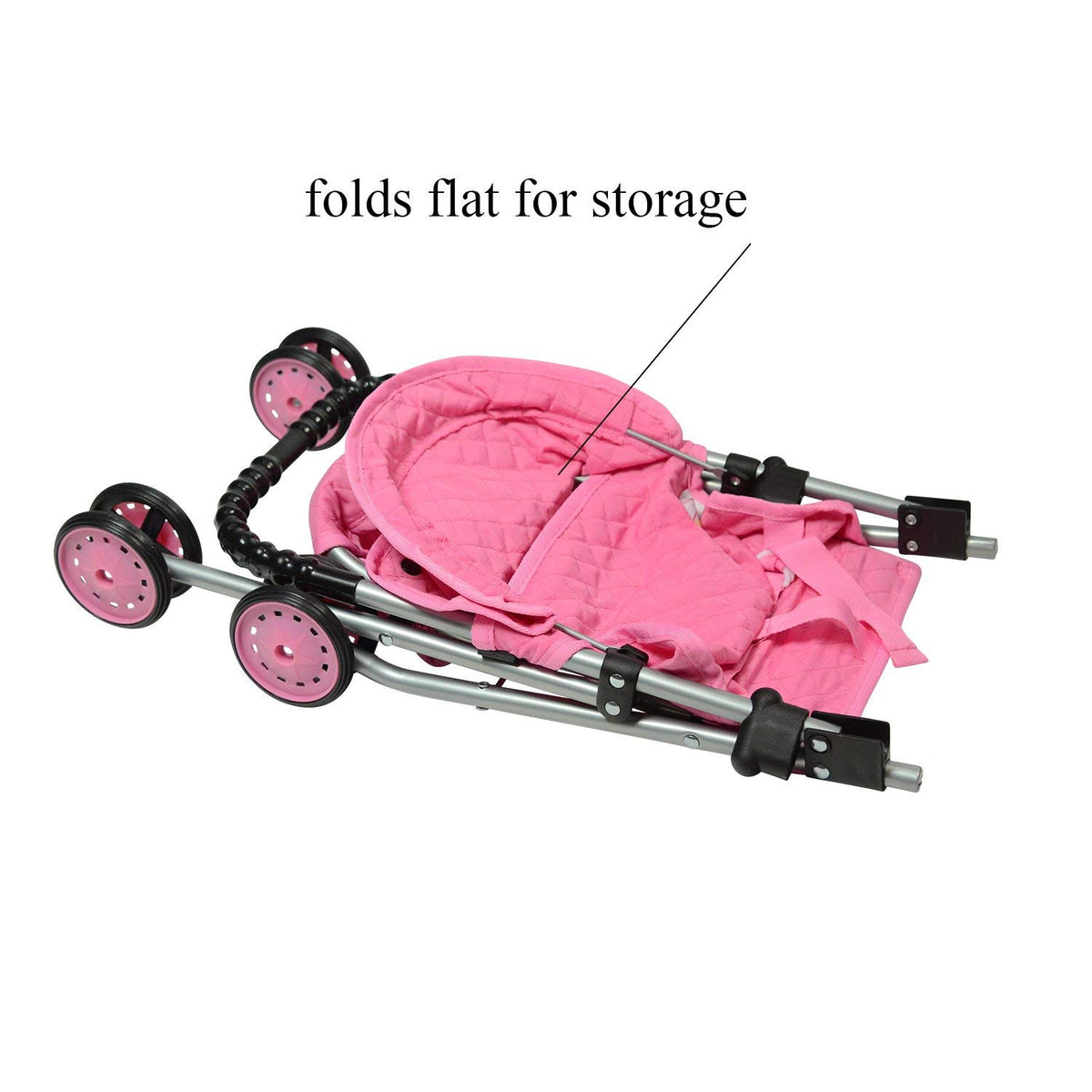 The New York Doll Collection folds compactly for easy storage.