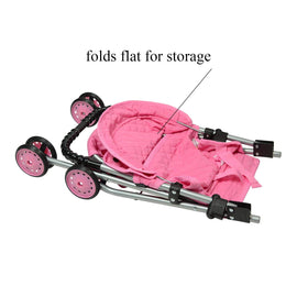 The New York Doll Collection folds compactly for easy storage.