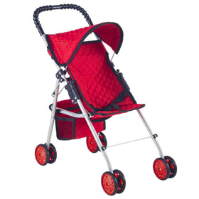 The New York Doll Collection my first doll stroller with basket for easy doll transport.