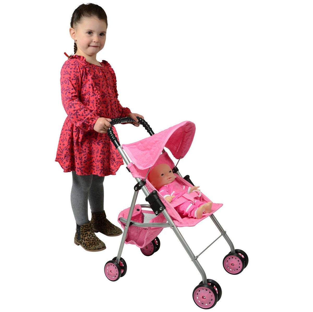 The New York Doll Collection no-tear fabric supports durable daily use.