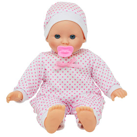 The New York Doll Collection pacifier included for realistic pretend play.