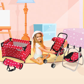 The New York Doll Collection pink stroller gift, perfect for birthdays or holidays
