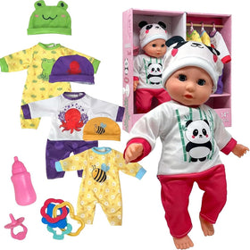 The New York Doll Collection soft body 14-inch doll ready for nurturing play
