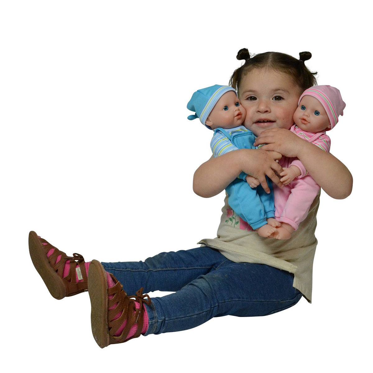 The New York Doll Collection twins are safety tested for peace of mind.