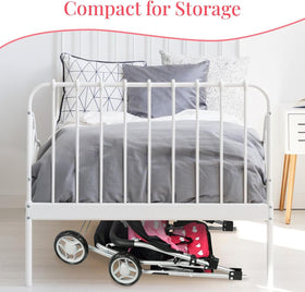 The New York Doll Collection twin stroller arrives ready-to-use with wheels attached.