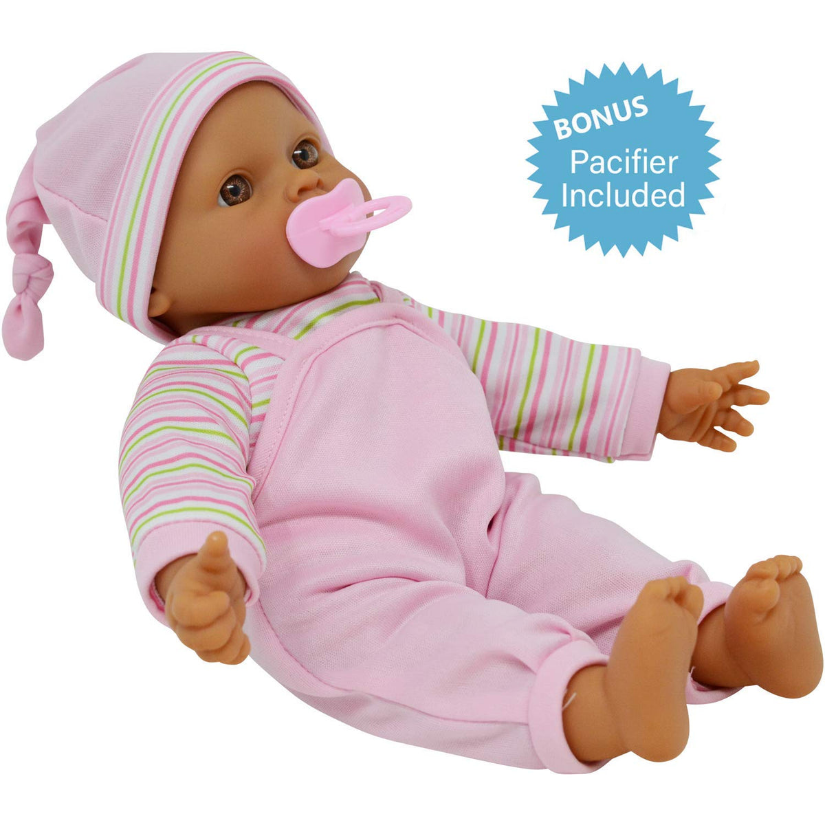 The New York Doll Collection matching pink and blue outfits spark twin-themed storytelling.
