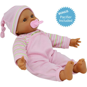 The New York Doll Collection matching pink and blue outfits spark twin-themed storytelling.