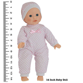 The New York Doll Collection washable onesie outfit for simple cleaning after play.
