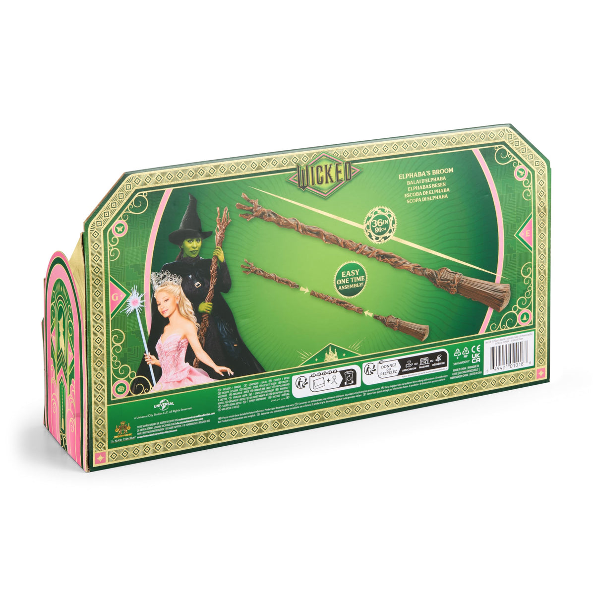 Fan photo featuring The Noble Collection Elphaba's Broom shows its versatile display potential