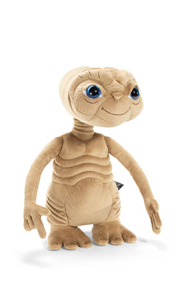 ET Plush stands 11 inches tall for compact display