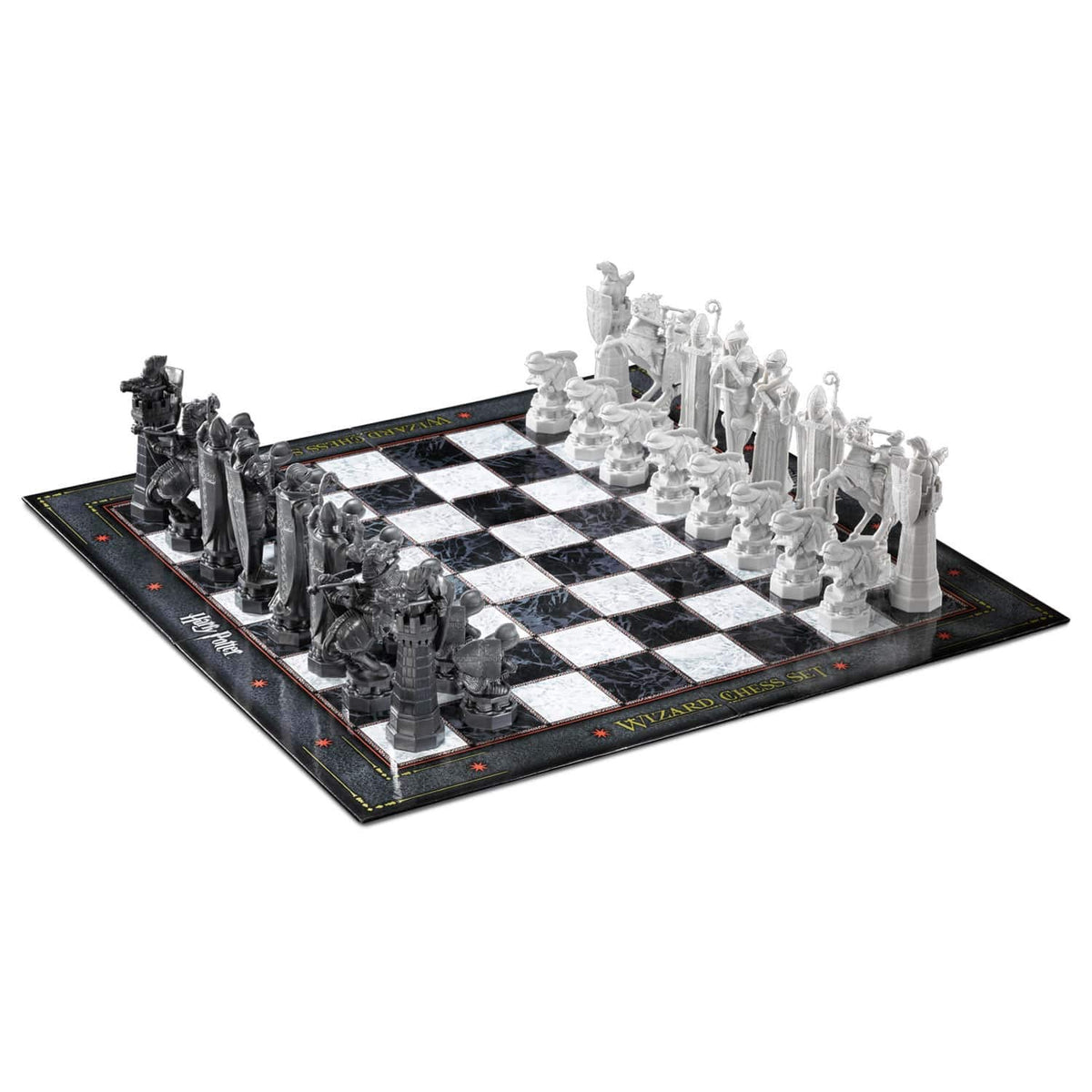 The Noble Collection Harry Potter Wizard Chess Set pieces in lifelike style for immersive gameplay