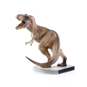 The Noble Collection Jurassic Park Tyrannosaurus Rex display base for dramatic setup
