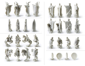 The Noble Collection Galadriel chess piece, elegant hero piece for display and play.