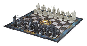 The Noble Collection Saruman chess piece, intricate design for display and play.