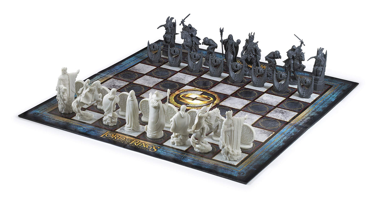 The Noble Collection Sauron chess piece, dramatic centerpiece for bold competition.