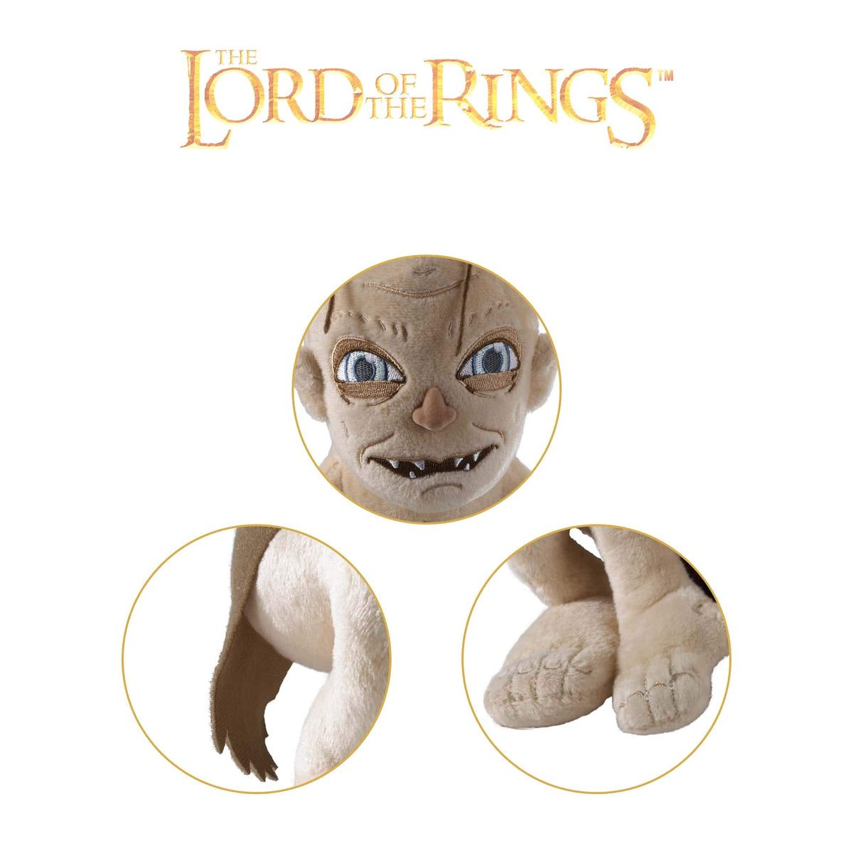 The Noble Collection Gollum plush 8-inch size fits shelves